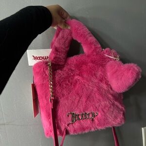 BRAND NEW juicy couture fur bag